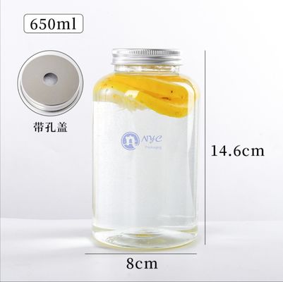 650ML опорожняют бутылки сока 14.6CM прозрачные устранимые
