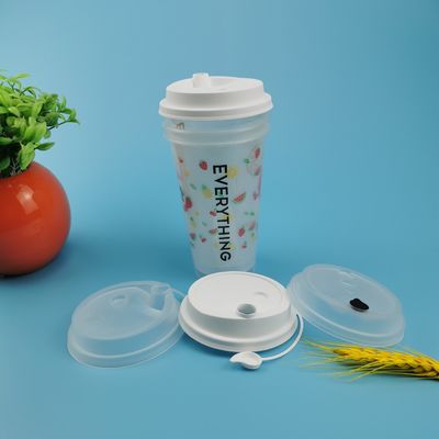 чашка 500ml 16oz штейновая PP BPA свободная Boba пластиковая
