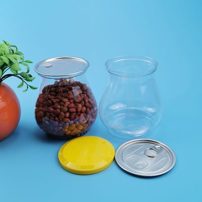 Ваза 900ML формирует пластиковые консервные банки еды с крышкой PE мягкой