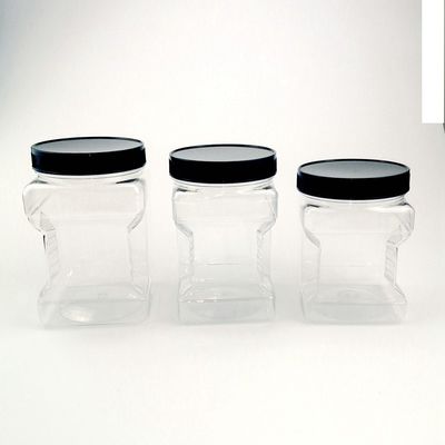 Завинчивая пробка сжатия 4500ml ЛЮБИМЦА ясная квадратная пластиковая раздражает BPA свободное