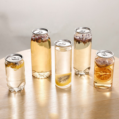 безалкогольный напиток ЛЮБИМЦА 350ml прозрачный может опорожнить пластиковый напиток соды может с легкой открытой крышкой