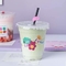 Таможня логотипа контейнера Boba мороженого чашки десерта устранимой ясности 8oz пластиковая