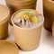 Контейнер супа качества еды бумажный с упаковкой супа плошки для супа крышки